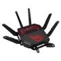 ASUS ROG Rapture GT-BE19000 wireless router Multi-Gigabit Ethernet Tri-band (2.4 GHz   5 GHz   6 GHz) Black, Red