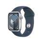 Apple Watch Series 9 41 mm Digital 352 x 430 pixels Touchscreen Silver Wi-Fi GPS (satellite)