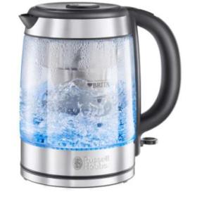 Russell Hobbs Clarity bollitore elettrico 1,5 L 2200 W Acciaio inox, Trasparente