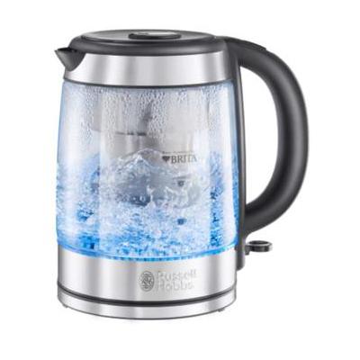 Russell Hobbs Clarity bollitore elettrico 1,5 L 2200 W Acciaio inox, Trasparente