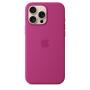 Apple iPhone 16 Pro Max Silicone Case with MagSafe - Fuchsia