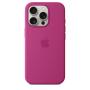 Apple Coque en silicone avec MagSafe pour iPhone 16 Pro - Fuchsia