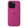 Apple iPhone 16 Pro Silikon Case mit MagSafe – Fuchsia