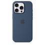 Apple Coque en silicone avec MagSafe pour iPhone 16 Pro - Denim