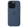 Apple Coque en silicone avec MagSafe pour iPhone 16 Pro - Denim