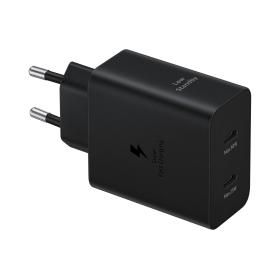 Samsung Caricabatteria Super Fast Charging (50W) con doppia porta USB-C e con cavo USB-C to USB-C