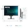 BenQ RD280U computer monitor 71.6 cm (28.2") 3840 x 2560 pixels 4K Ultra HD Black