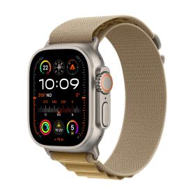 Apple Watch Ultra 2 OLED 49 mm Numérique 410 x 502 pixels Écran tactile 4G Titane Wifi GPS (satellite)