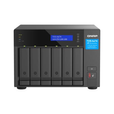 QNAP TVS-H674 NAS Torre Intel® Core™ i5 i5-12400 32 GB DDR4 QuTS hero Negro