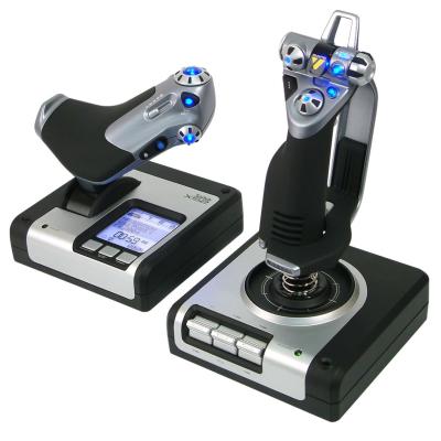 Logitech G Flight Control System Schwarz, Silber USB 2.0 Flugsimulation Analog   Digital PC