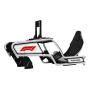 Playseat Formula Intelligence - F1 Edition Sedia per gaming universale Seduta imbottita Nero, Bianco