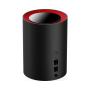 Cudy M3000 3-Pack Doble banda (2,4 GHz   5 GHz) Wi-Fi 6 (802.11ax) Negro, Rojo 1 Interno