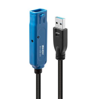 Lindy 43158 câble USB USB 3.2 Gen 1 (3.1 Gen 1) 8 m USB A Noir