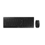 CHERRY Stream Desktop Recharge clavier Souris incluse Universel RF sans fil QWERTY Anglais Noir