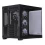 itek DARK CAVE CURVED Tower Black