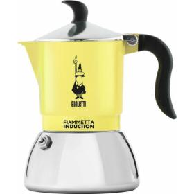 Bialetti 6578 machine à café manuelle Cafetière à moka 0,15 L Noir, Argent, Jaune