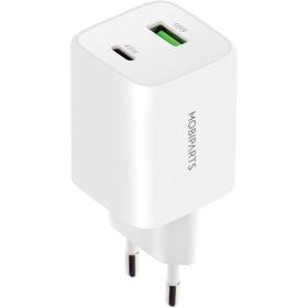 Mobiparts GaN Wall Charger USB-C USB-A PD 3.0 QC 45W White