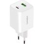 Mobiparts GaN Wall Charger USB-C USB-A PD 3.0 QC 45W White