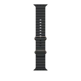 Apple 49mm Black Ocean Band - Natural Titanium Finish