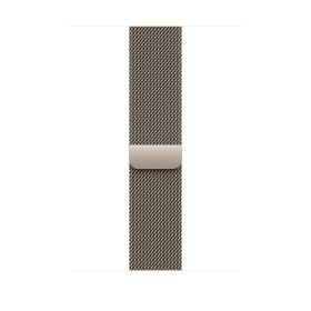 Apple 46mm Natural Milanese Loop - S M