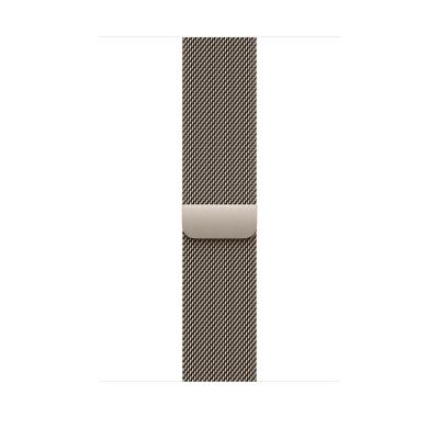 Apple 46mm Natural Milanese Loop - S M