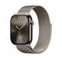 Apple 46mm Natural Milanese Loop - S M