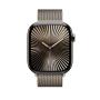 Apple 46mm Natural Milanese Loop - S M