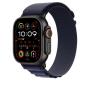 Apple 49mm Navy Alpine Loop - Medium - Black Titanium Finish