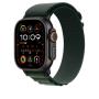 Apple 49mm Dark Green Alpine Loop - Medium - Black Titanium Finish