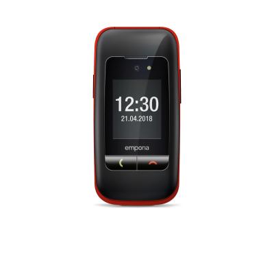 Emporia emporiaONE 6,1 cm (2.4") 80 g Negro, Rojo Teléfono para personas mayores