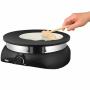 Unold 48155 crepe maker 1 crepe(s) 1250 W Black, Stainless steel