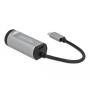 DeLOCK USB Type-C Adapter to Gigabit LAN with Power Delivery port grey