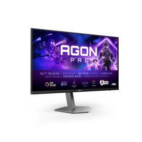 AOC AGON PRO AG276QZD2 pantalla para PC 67,8 cm (26.7") 2560 x 1440 Pixeles Quad HD QDOLED Gris