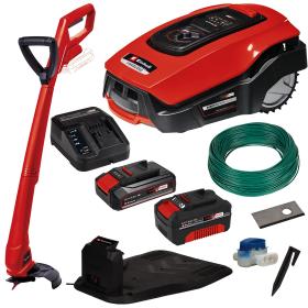 Einhell Freelexo 500 BT Tondeuse à gazon robot Batterie Noir, Rouge