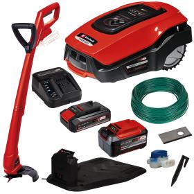 Einhell Freelexo 600-1000 BT Robot cortacésped Batería Negro, Rojo