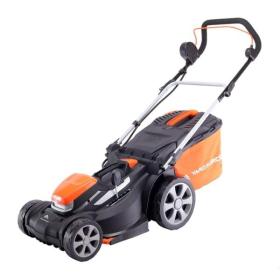 Yard Force LM C34A-EU cortadora de césped Cortacésped manual Batería Negro, Naranja