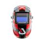 Yato YT-73921 maschera e casco da saldatura Welding helmet with auto-darkening filter Nero, Rosso, Argento