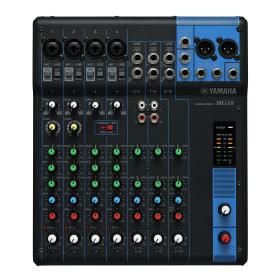 Yamaha MG10 audio mixer 10 channels Black