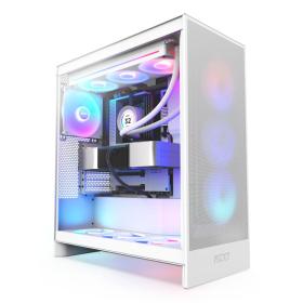 NZXT H7 Flow RGB Midi Tower Blanc