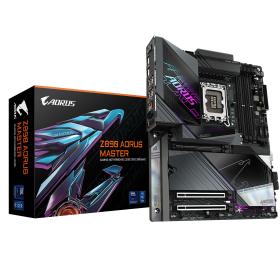 GIGABYTE Z890 AORUS MASTER Scheda Madre - Supporta CPU Intel Core Ultra (Serie 2), VRM a 18+1+2 fasi, fino a 9500MHz DDR5 (OC),