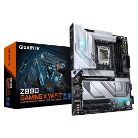 GIGABYTE Placa base Z890 GAMING X WIFI7 - Compatible con CPUs Intel Core Ultra (Serie 2), VRM de 16+1+2 fases, hasta 8800MHz