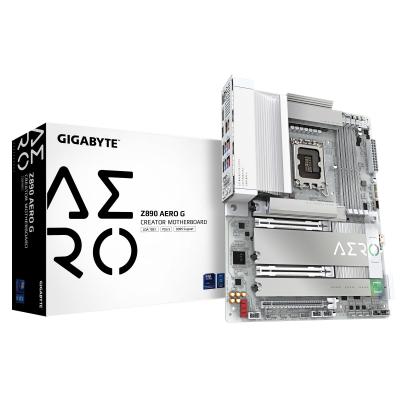 GIGABYTE Z890 AERO G Motherboard - Supports Intel Core Ultra (Series 2) CPUs, 16+1+2 phases VRM, up to 8800MHz DDR5 (OC),