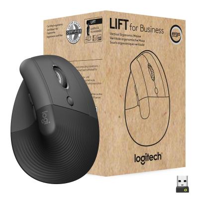 Logitech Lift for Business souris Bureau Droitier RF sans fil + Bluetooth Optique 4000 DPI