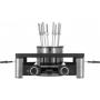 WMF Lumero 61.3020.1009 Raclette Grill 8 Person(en) 1960 W Schwarz, Edelstahl