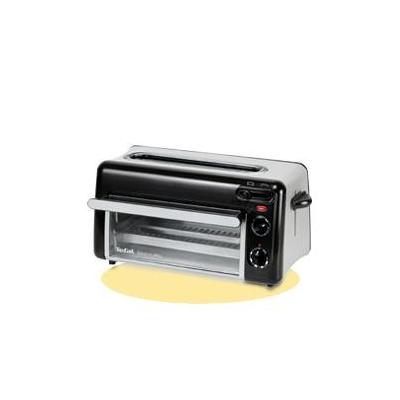 Tefal TL6008 2 fetta e 1300 W Alluminio, Nero