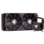 itek ICECORE 240 Processor Liquid cooling kit 12 cm Black