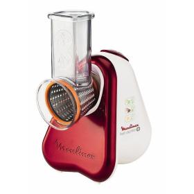 Moulinex DJ756G Râpe électrique et spiraliseur Rouge, Blanc