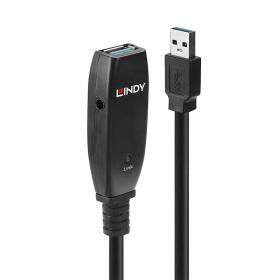 Lindy 43322 cavo USB USB 3.2 Gen 1 (3.1 Gen 1) 15 m USB A Nero