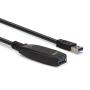 Lindy 43322 cable USB USB 3.2 Gen 1 (3.1 Gen 1) 15 m USB A Negro