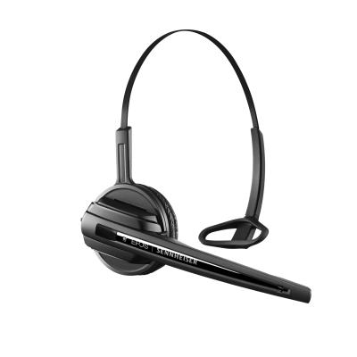 EPOS | SENNHEISER IMPACT D 10 HS Auricolare Wireless A clip, A Padiglione Ufficio Nero, Argento